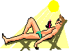 Sun tan guy